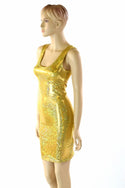Gold Kaleidoscope Tank Dress - 4