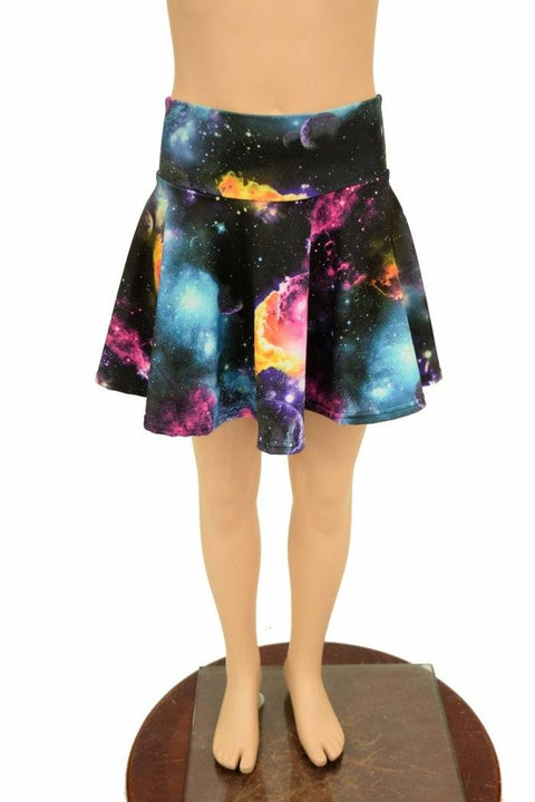 Galaxy UV Glow Kids Skirt or Skort - Coquetry Clothing