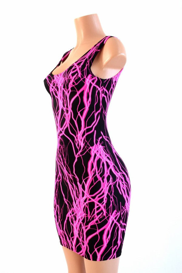 Neon Lightning Tank Dress - 3