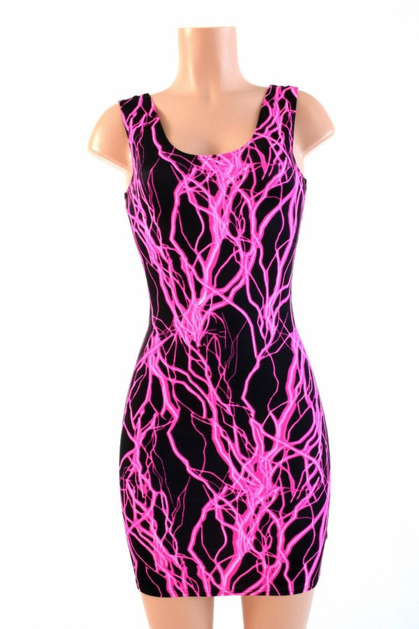 Neon Lightning Tank Dress - 2