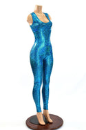 Turquoise Holographic Catsuit - 4