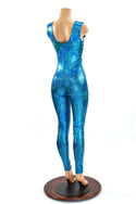 Turquoise Holographic Catsuit - 2