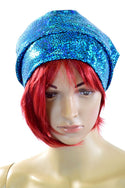 Turquoise Holographic Beanie - 4