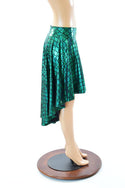 Green Mermaid Hi-Lo Skater Skirt - 2