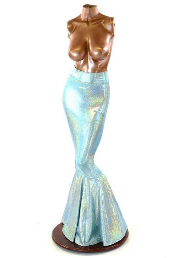 Seafoam High Waist Mermaid Skirt - 2