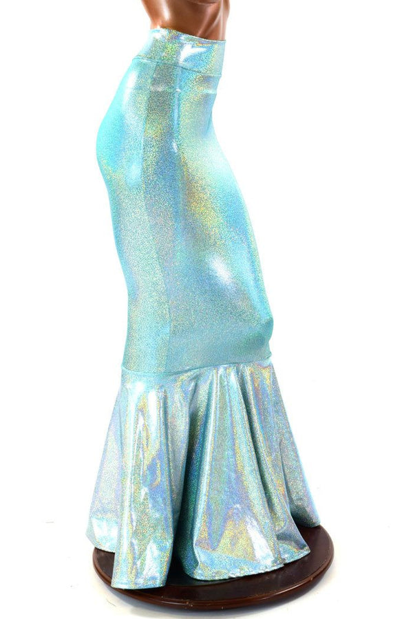 Seafoam High Waist Mermaid Skirt - 4