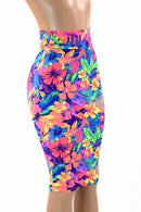 Tahitian Floral Pencil Skirt - Coquetry Clothing