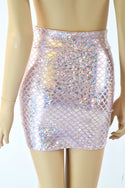 Pink Bodycon Mermaid Skirt - 3