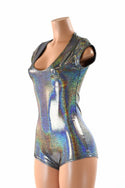 Silver Holographic Romper - 4