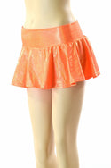Orange Holographic Rave Skirt - 3