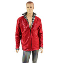Mens Minky Faux Fur Reversible Collared Jacket - 7