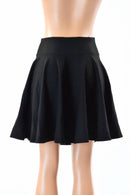 19" Black Zen Skater Skirt - Coquetry Clothing