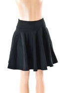 19" Black Zen Skater Skirt - 4
