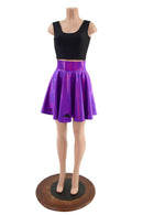 19" Grape Holographic Marching Spiders Skirt - Coquetry Clothing
