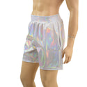 Mens Basketball Shorts with Pockets in Flashbulb - 1