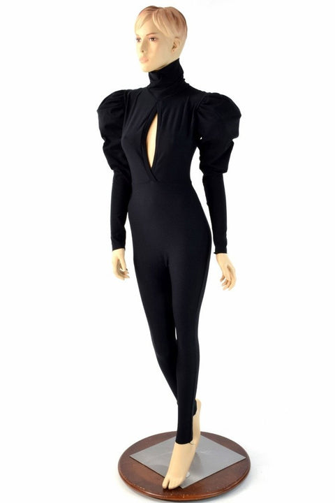 Puffed Sleeve "Victoria" Catsuit - Coquetry Clothing