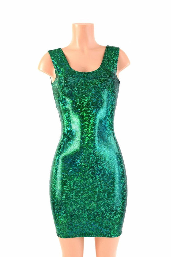 Green Kaleidoscope Tank Dress - 2