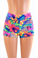 Tahitian Floral Midrise Shorts - 4
