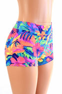 Tahitian Floral Midrise Shorts - 3