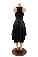 Star Noir Hi Lo Skater Dress with Crew Neckline and Racer Back - 3