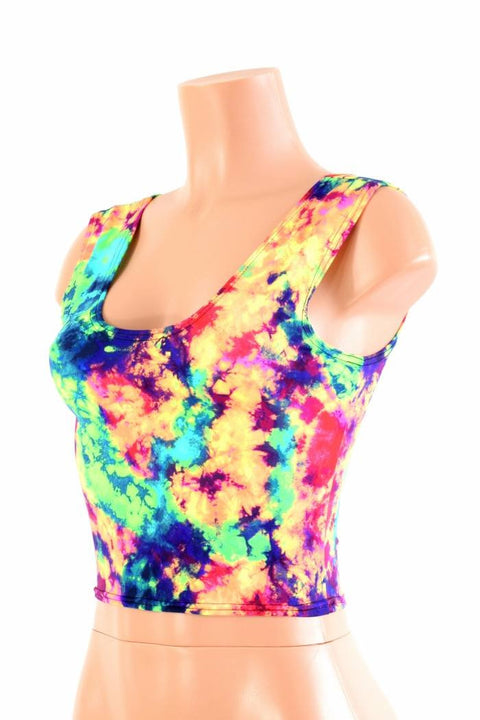 Acid Splash Crop Top - Coquetry Clothing