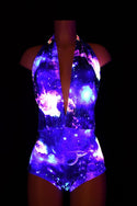 "Josie" Romper in UV Glow Galaxy - 2