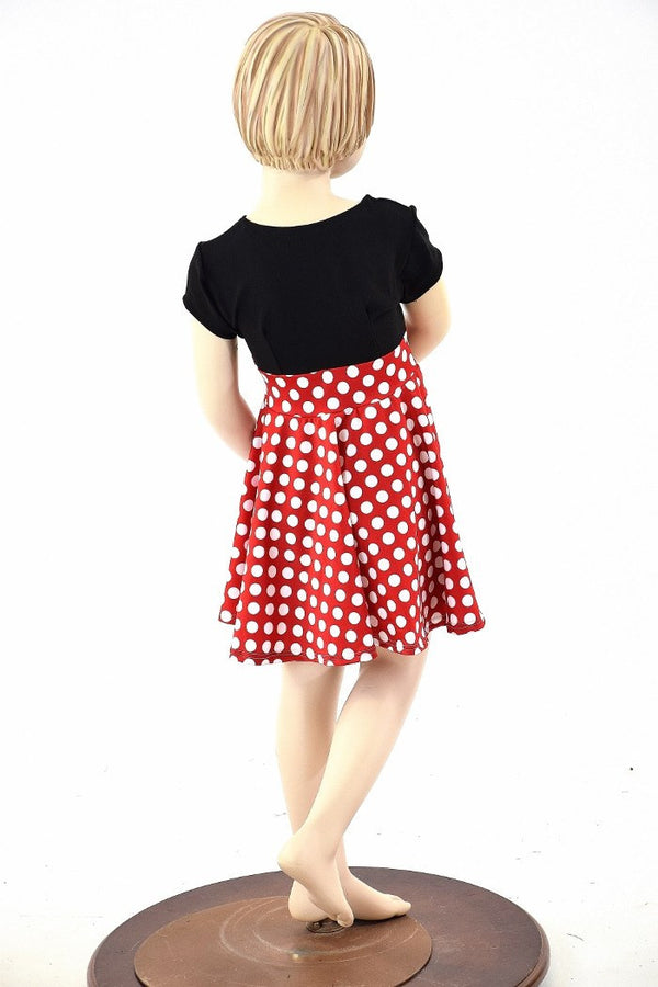 Girls Retro Minnie Skater Dress - 5