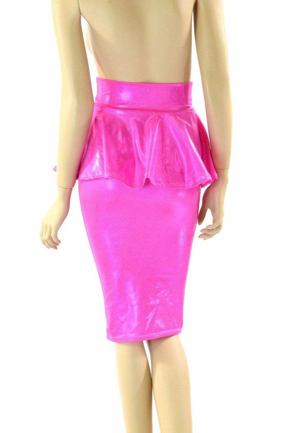 27" Peplum Wiggle Skirt - Coquetry Clothing