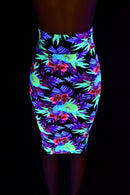 27" Sonic Bloom Pencil Skirt - Coquetry Clothing