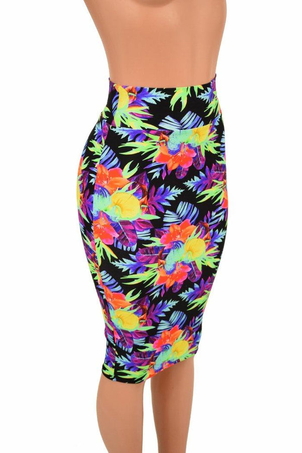 27" Sonic Bloom Pencil Skirt - 2