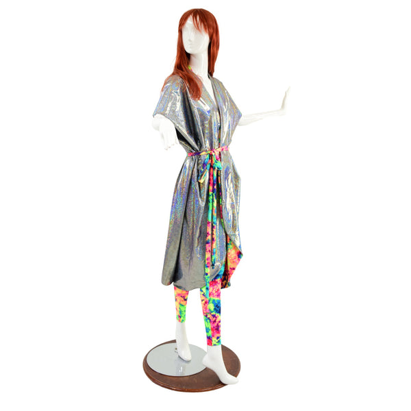 2PC Batwing Catsuit with Reveal - 4