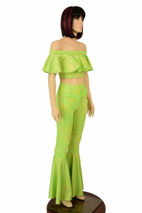 2PC Bell Bottom Flares Set - Coquetry Clothing