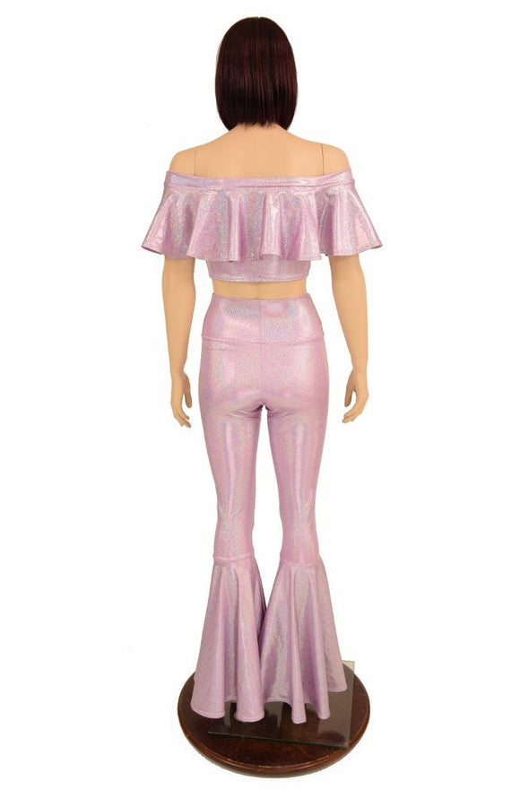 2PC Bell Bottom Flares Set - Coquetry Clothing