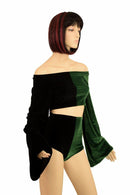 2PC Bell Sleeve Top & Siren Shorts Set - Coquetry Clothing
