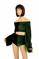 2PC Bell Sleeve Top & Siren Shorts Set - Coquetry Clothing
