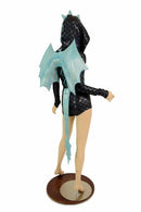 2PC Black/Seafoam Dragon Set (+Wings & Tail!) - Coquetry Clothing