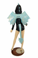 2PC Black/Seafoam Dragon Set (+Wings & Tail!) - Coquetry Clothing