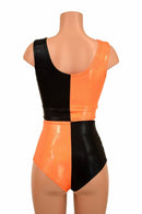 2PC Crop Top and Siren Shorts Set - Coquetry Clothing