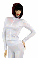 2PC Flashbulb Mock Catsuit (Leggings & Top) - Coquetry Clothing