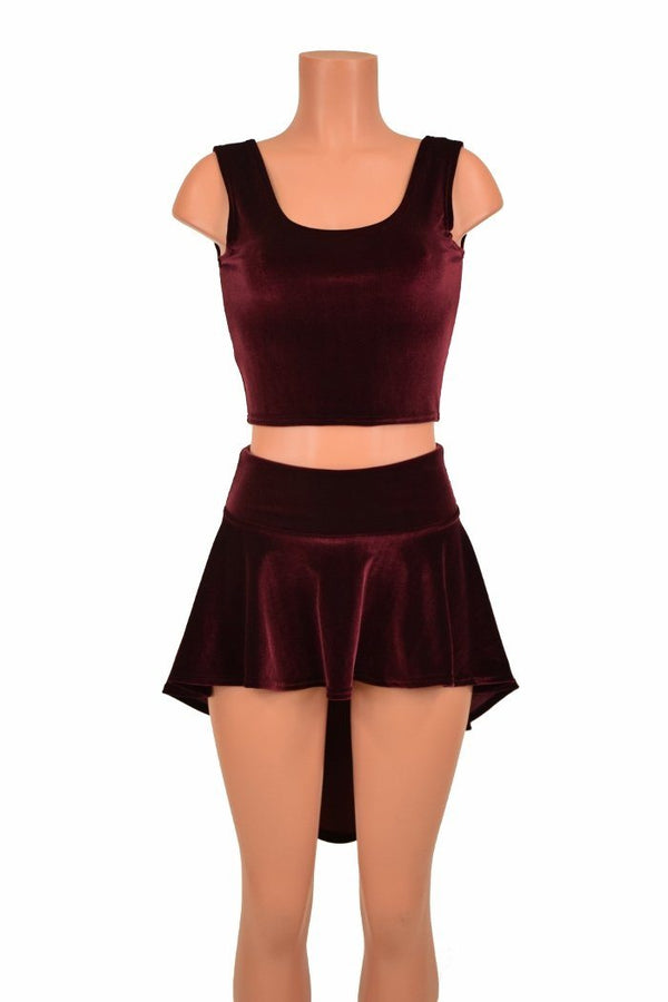 2PC Hi Lo Rave Skirt & Top Set - 6