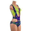 2PC Hipnotic Suspender Romper Set - Coquetry Clothing