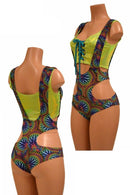 2PC Hipnotic Suspender Romper Set - Coquetry Clothing