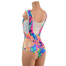 2PC Hipnotic Suspender Romper Set - Coquetry Clothing