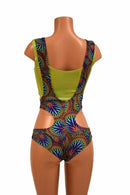2PC Hipnotic Suspender Romper Set - Coquetry Clothing