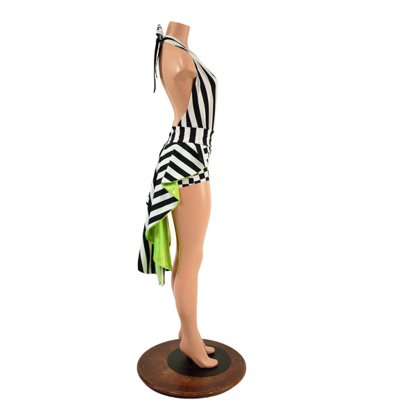 2PC Josie Romper and Tux Back Belt Set - Coquetry Clothing