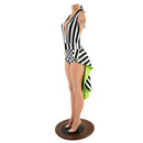 2PC Josie Romper and Tux Back Belt Set - Coquetry Clothing