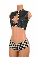 2PC Keyhole Top and Shorts Set - Coquetry Clothing