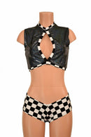 2PC Keyhole Top and Shorts Set - Coquetry Clothing