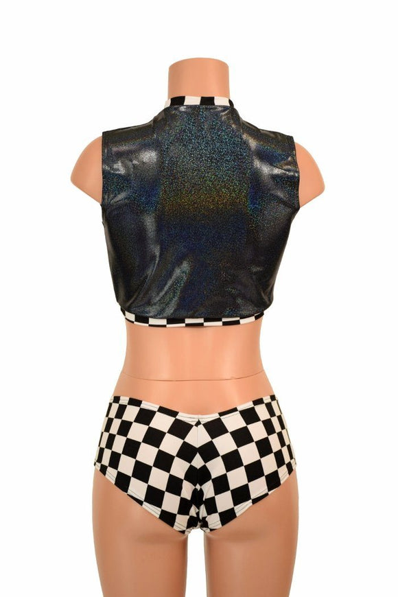 2PC Keyhole Top and Shorts Set - Coquetry Clothing