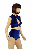 2PC Keyhole Top and Siren Shorts Set - Coquetry Clothing